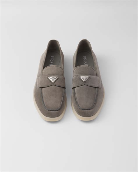 prada dg1252 grey|Gravel Gray Suede Loafers .